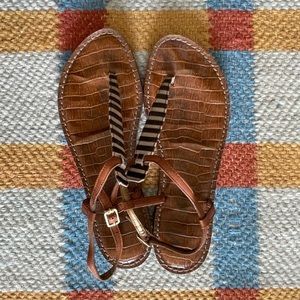 Sam Edelman Gigi Striped Thong Sandals